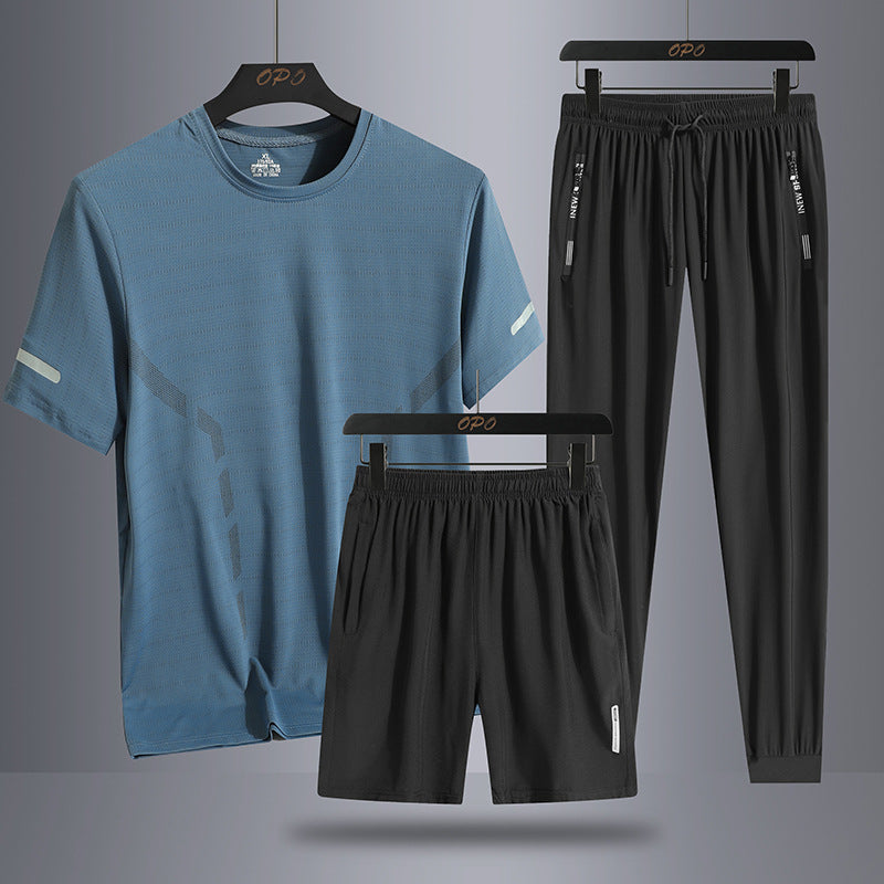 Men's Quick-Drying Three-Piece Tracksuit