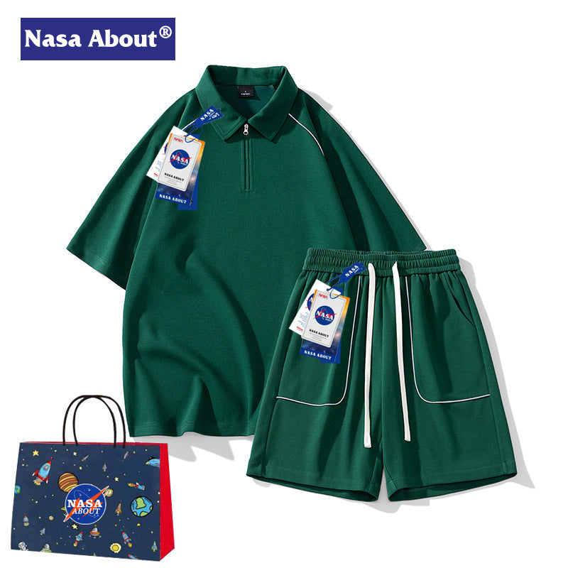 NASA Men's Summer Tracksuit 2024 - Casual Fashion Two-Piece Set