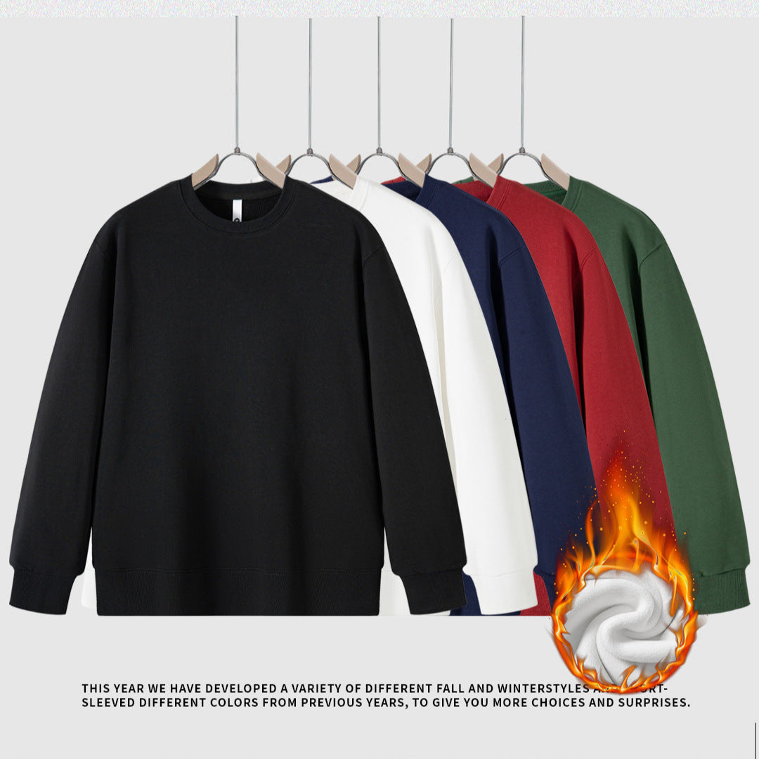 Plus Size Warm Crew Neck