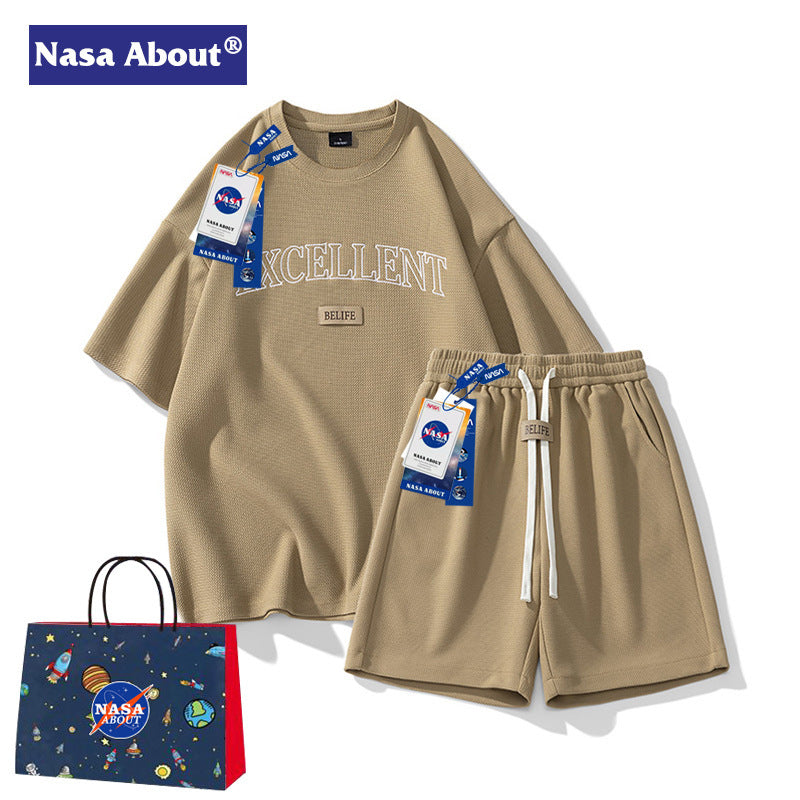 NASA Men's Summer Tracksuit 2024 - Casual Fashion Two-Piece Set