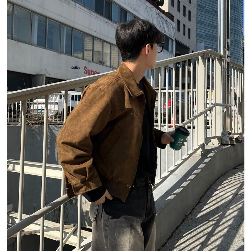 Men's High Street Retro Korean Jackets