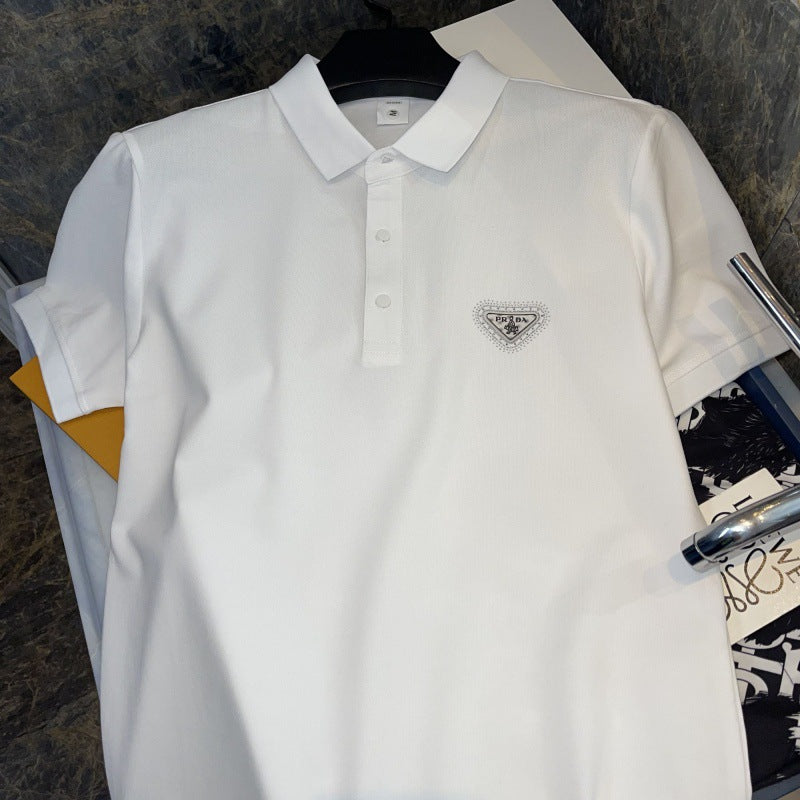 High-End European Men's Polo Shirt