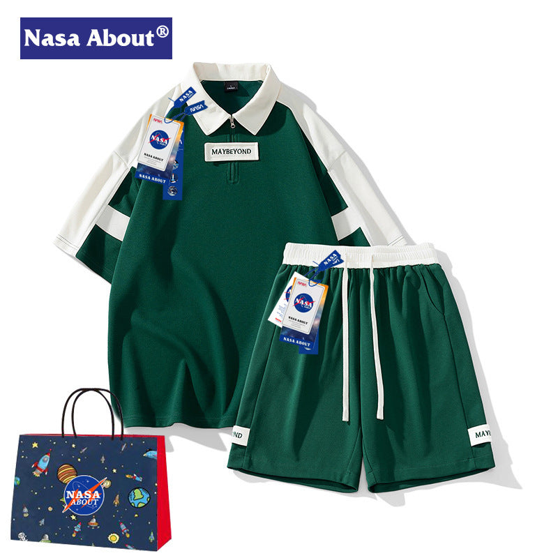 NASA Men's Summer Tracksuit 2024 - Casual Fashion Two-Piece Set