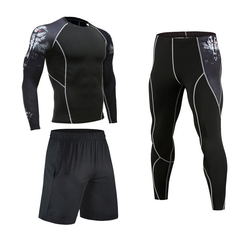 Men's Tights Long Sleeve Fitness  Wear