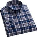 Japanese Retro Casual Cotton Plaid Shirt