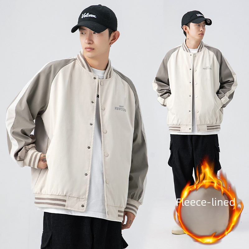 Hanlu Japanese Baseball Jersey Casual Jacket