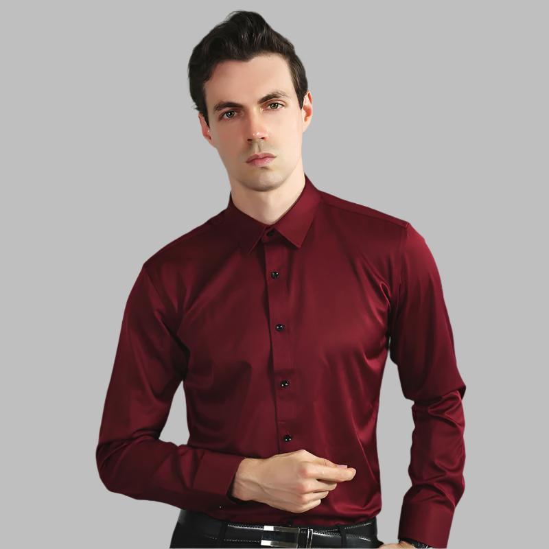 Solid Color Business Professional Long Sleeve