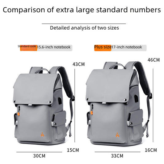 Men's Large-Capacity Travel Backpack and Computer Bag for College Students