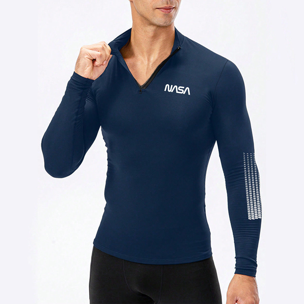 Men's High Elastic Running Fitness Jacket