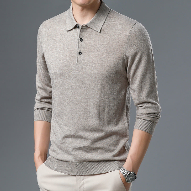 Classic Knit Polo Sweater