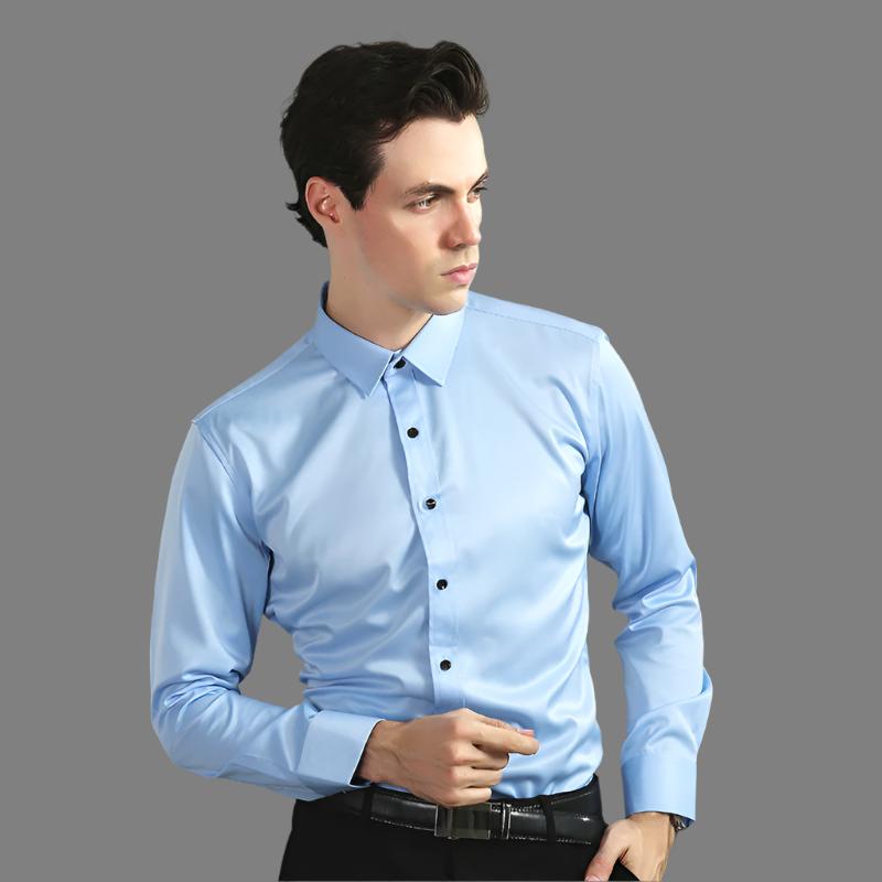 Solid Color Business Professional Long Sleeve