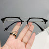 Silver frame bright black
