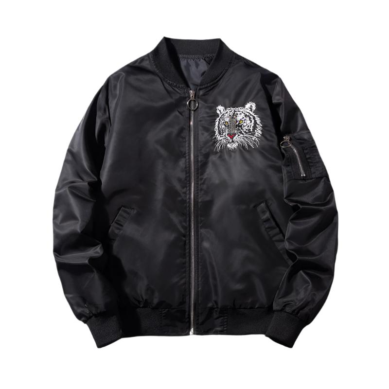 Men's Embroidered Bomber Baseball Jacket