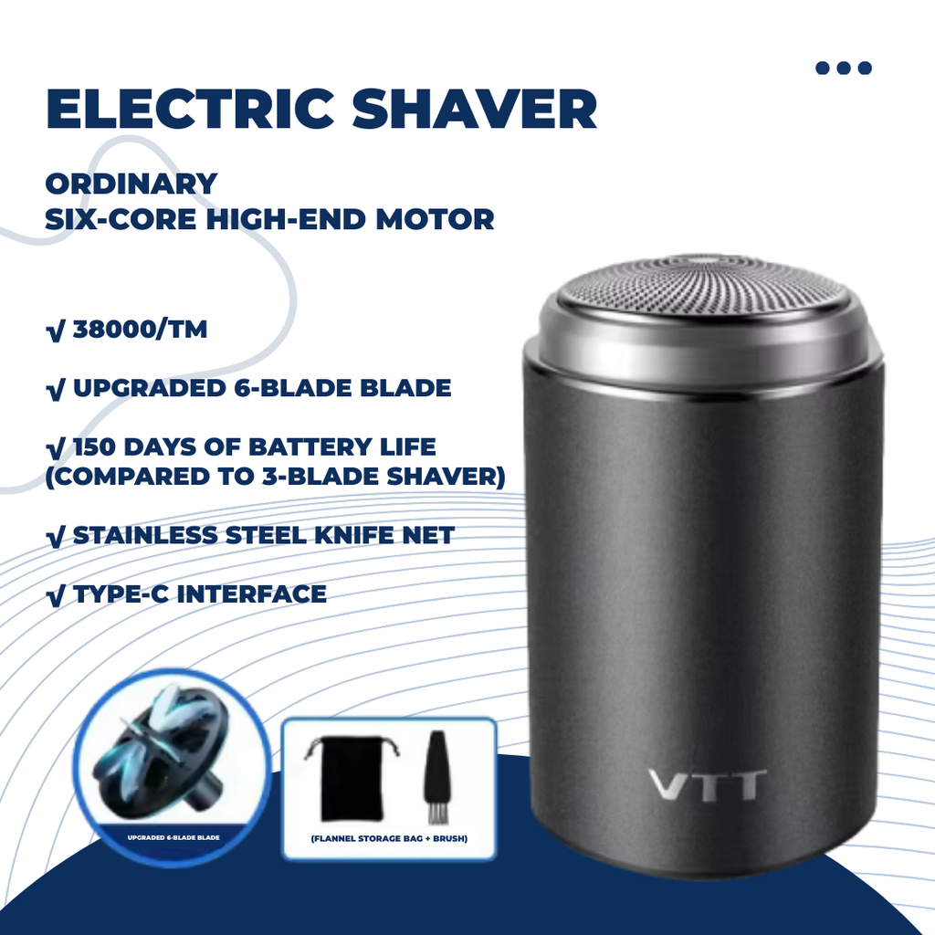 Shasoul Portable 6-Blade Shaver