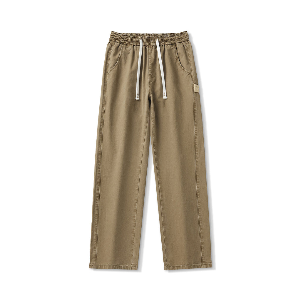 Straight-Leg Casual Trousers