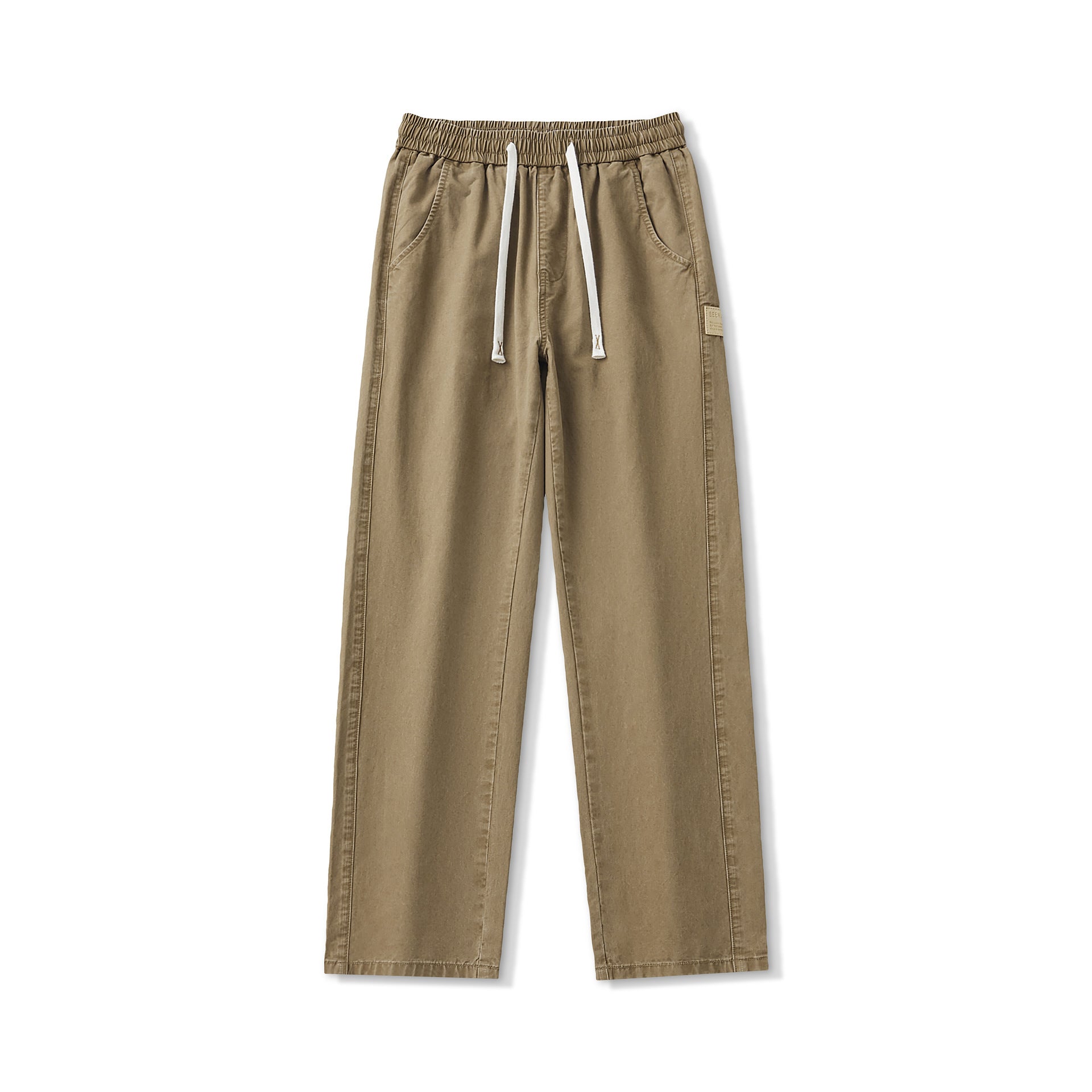 Straight-Leg Casual Trousers