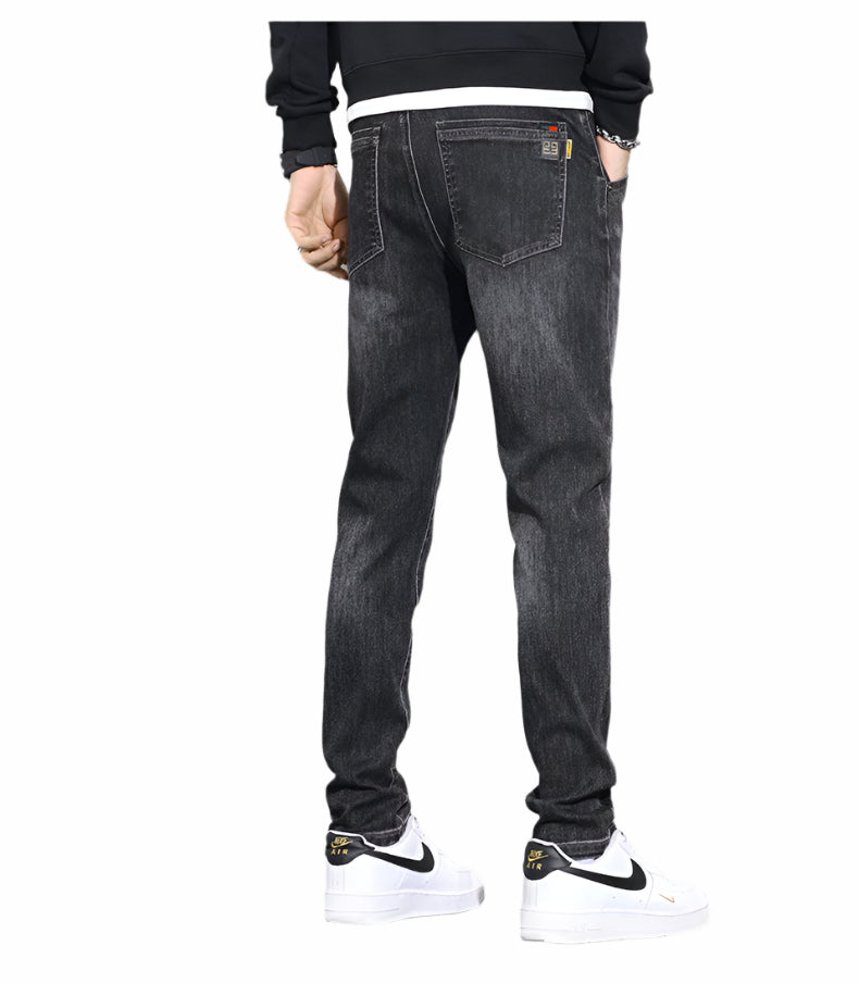 Premium Men's Straight Leg Stretch Jeans