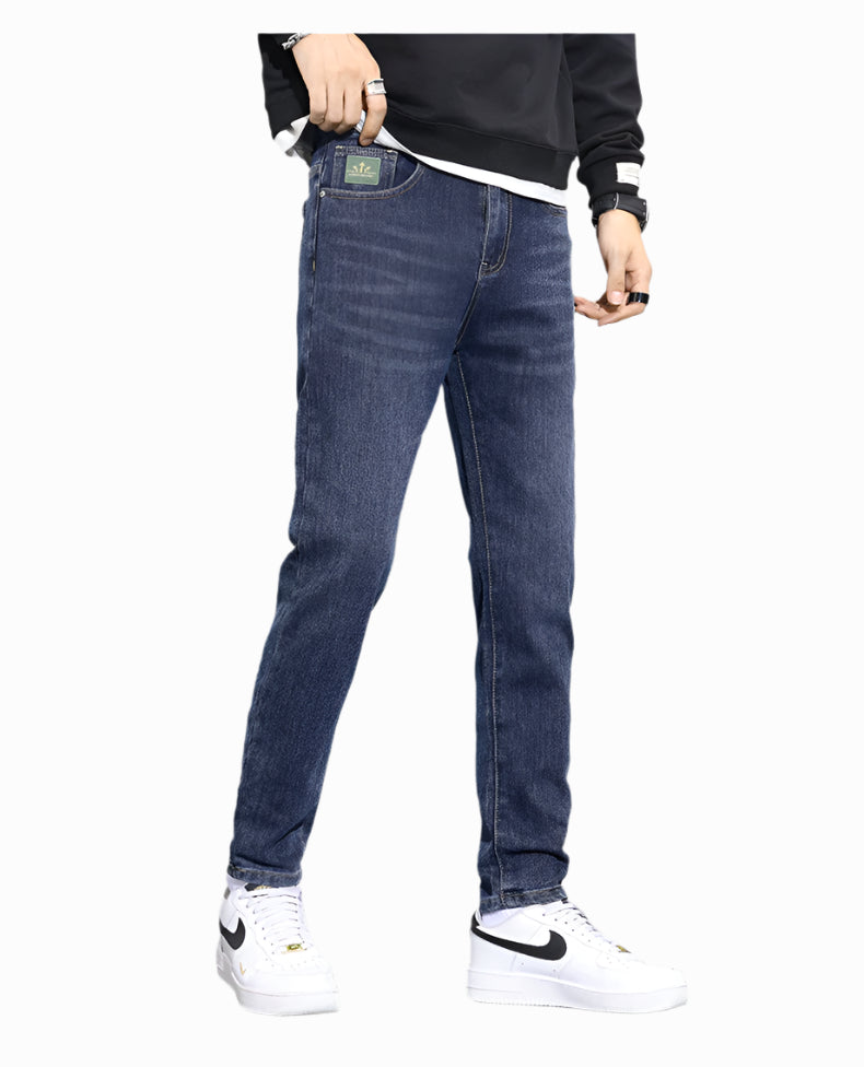 Premium Men's Straight Leg Stretch Jeans