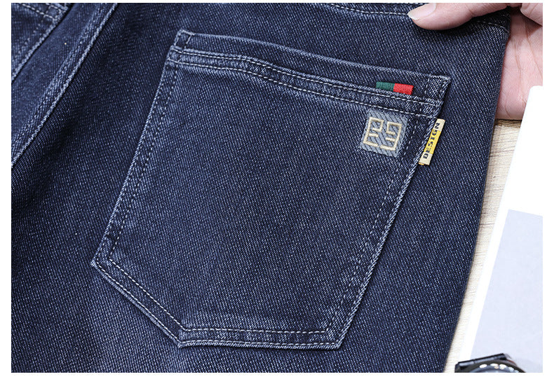 Premium Men's Straight Leg Stretch Jeans