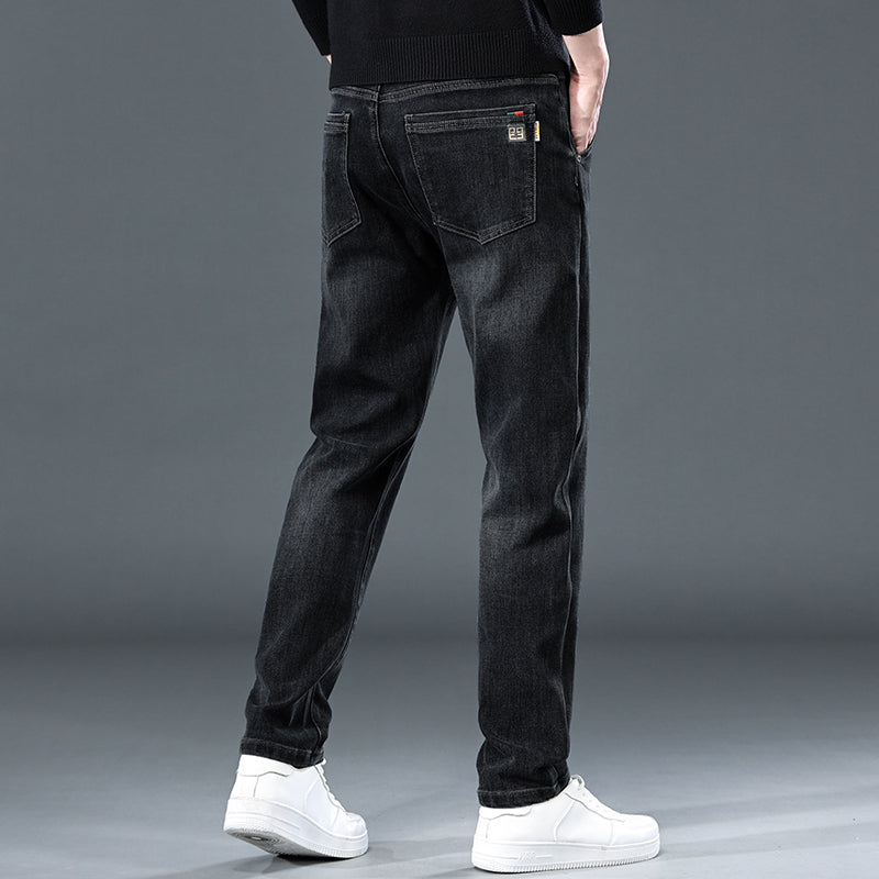 Premium Men's Straight Leg Stretch Jeans