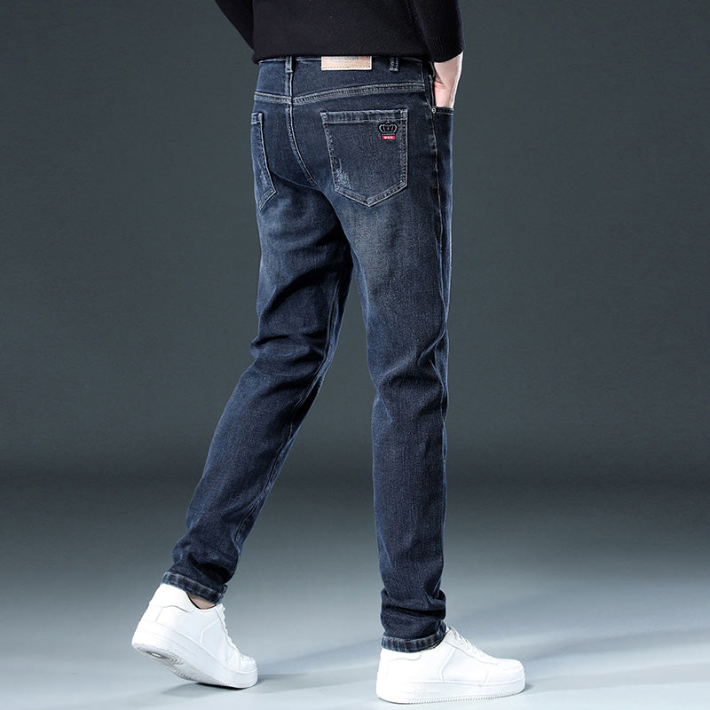 Premium Men's Straight Leg Stretch Jeans