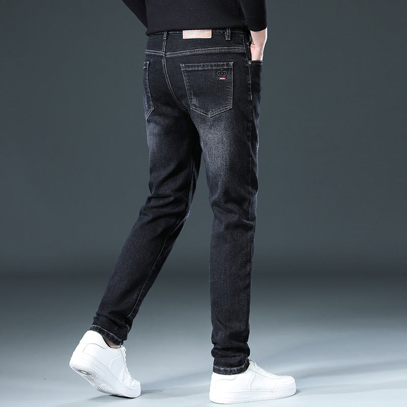 Premium Men's Straight Leg Stretch Jeans