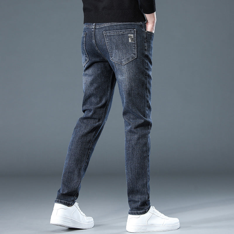 Premium Men's Straight Leg Stretch Jeans