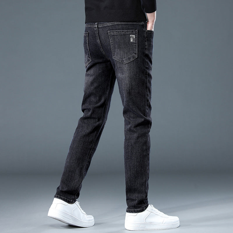 Premium Men's Straight Leg Stretch Jeans