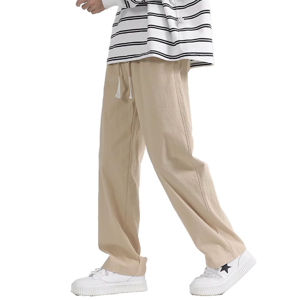 Baggy Straight-Leg Pants