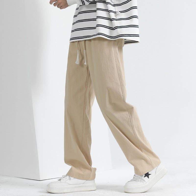 Baggy Straight-Leg Pants