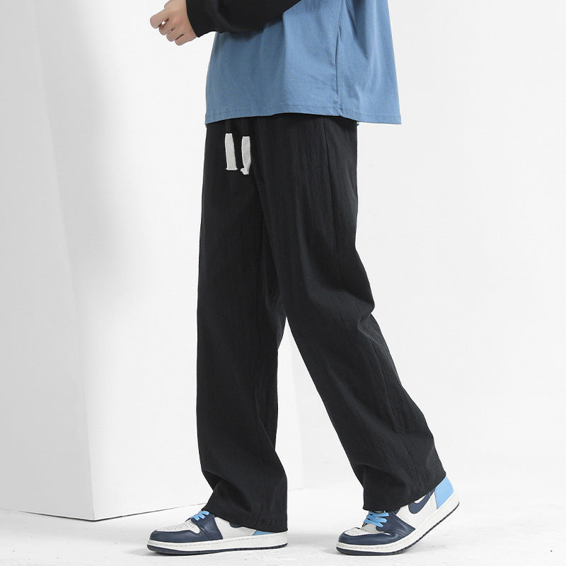 Baggy Straight-Leg Pants