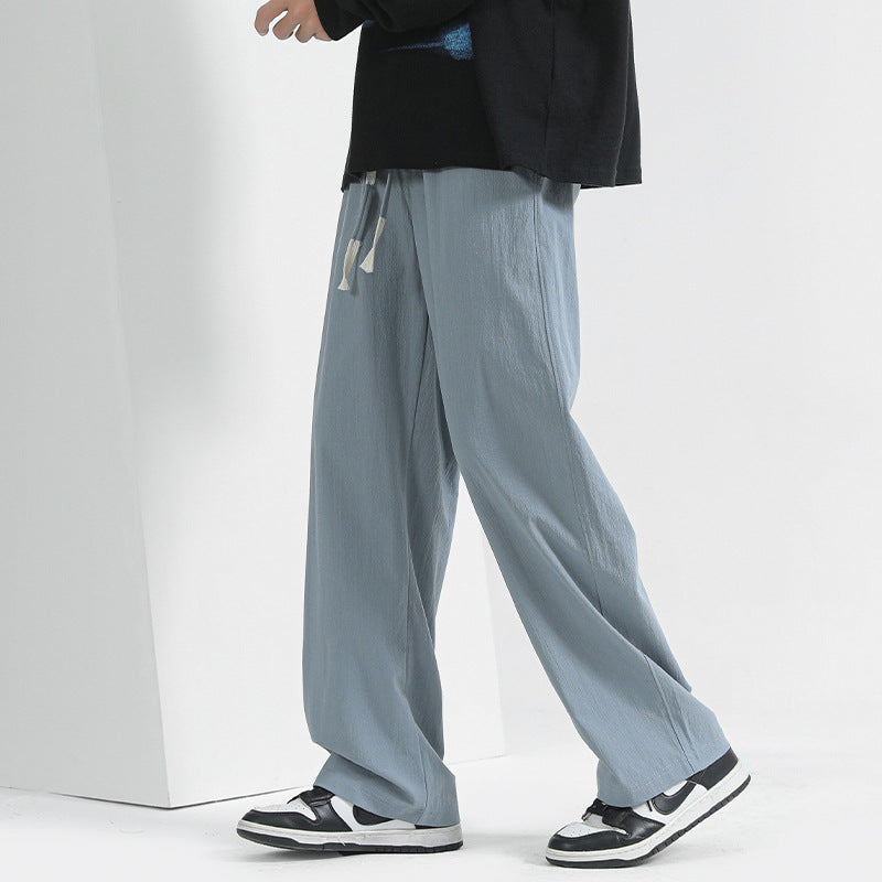 Baggy Straight-Leg Pants