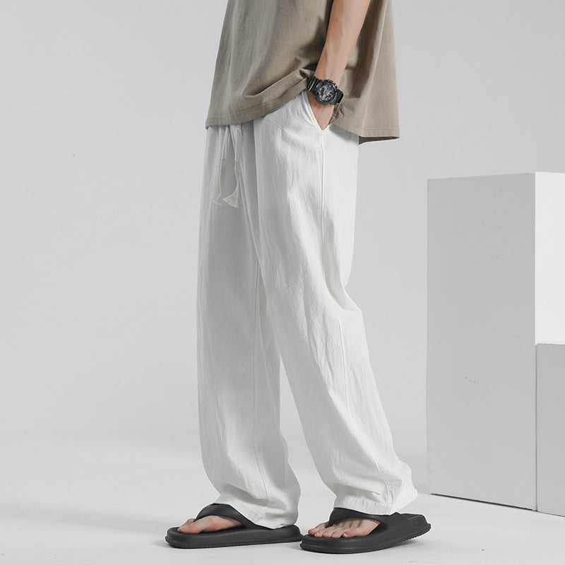 Baggy Straight-Leg Pants