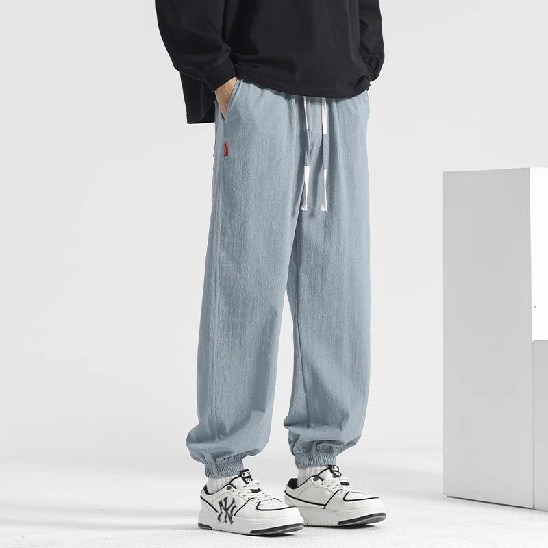 Baggy Straight-Leg Pants