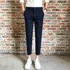 Dark blue cropped pants