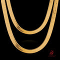 Snake Bone Flat Herringbone Chain