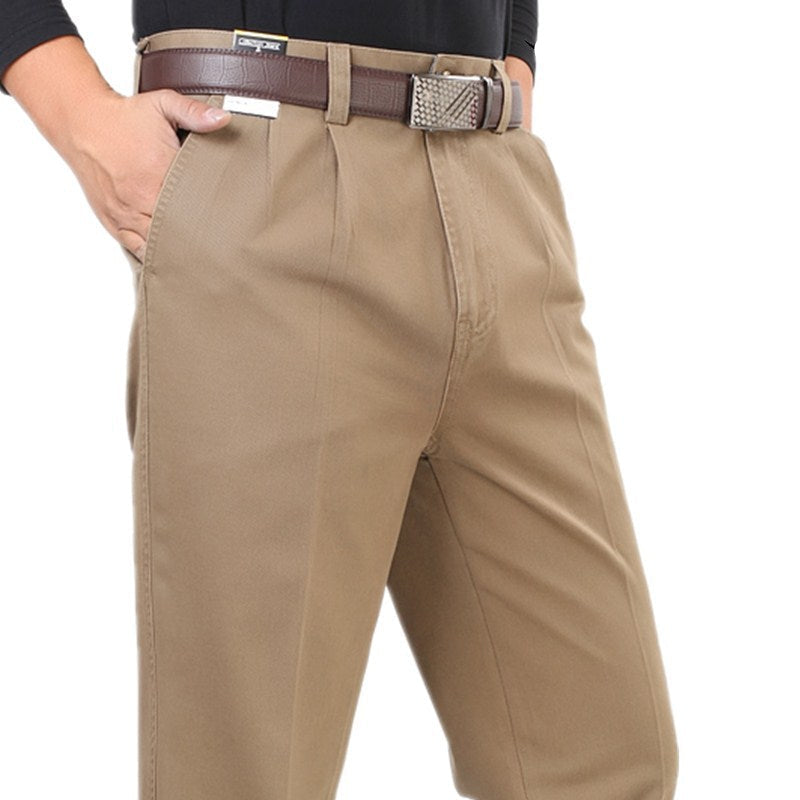 Men's High-Waist Comfort Trousers