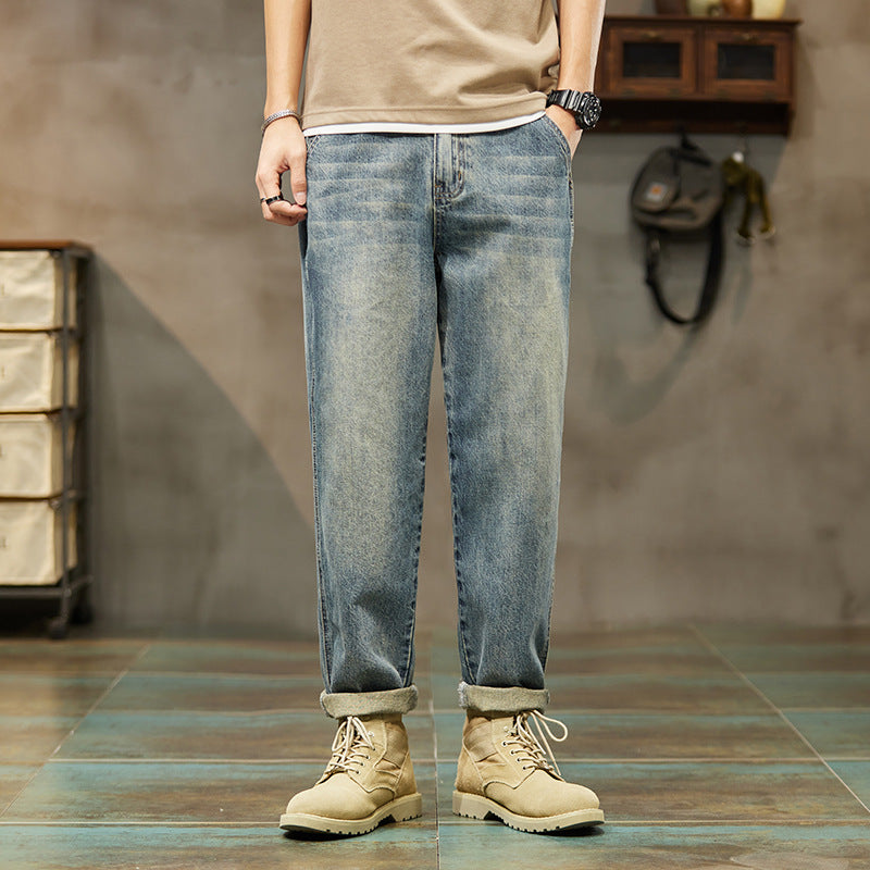 Loose-fit Denim Trousers