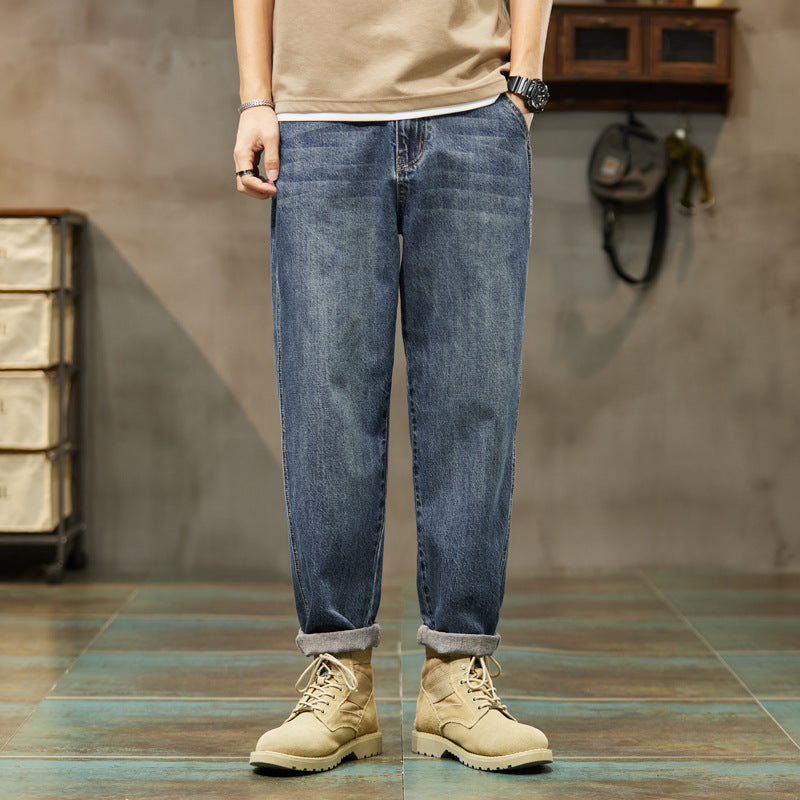 Loose-fit Denim Trousers