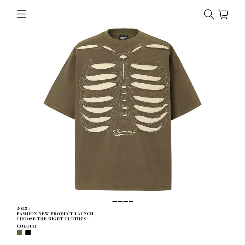 Skeleton Ribs T-Shirt