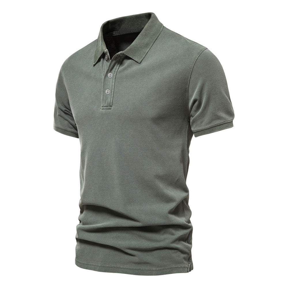 Men's Casual Cotton Polo Shirt