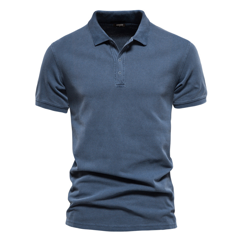 Men's Casual Cotton Polo Shirt