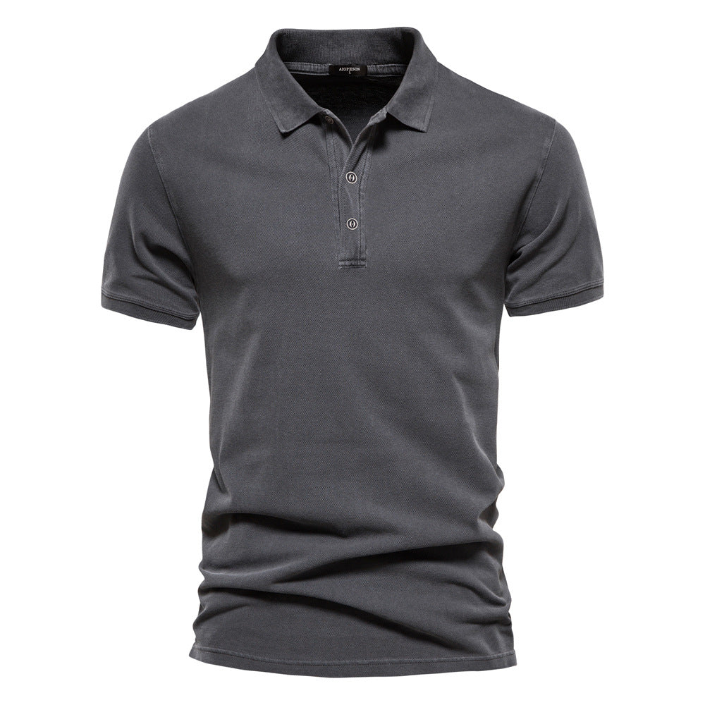 Men's Casual Cotton Polo Shirt