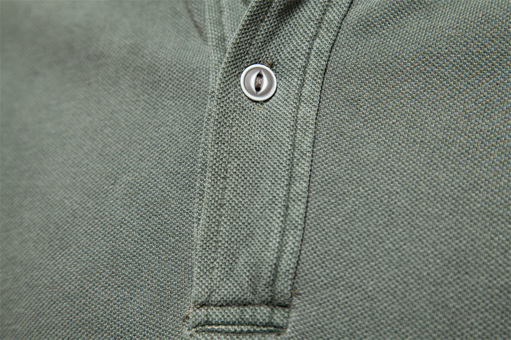 Men's Casual Cotton Polo Shirt