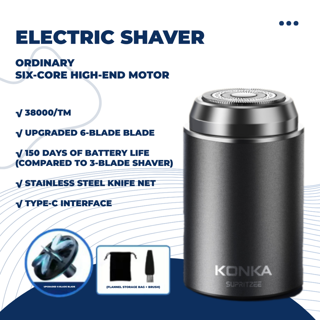 Shasoul Portable 6-Blade Shaver