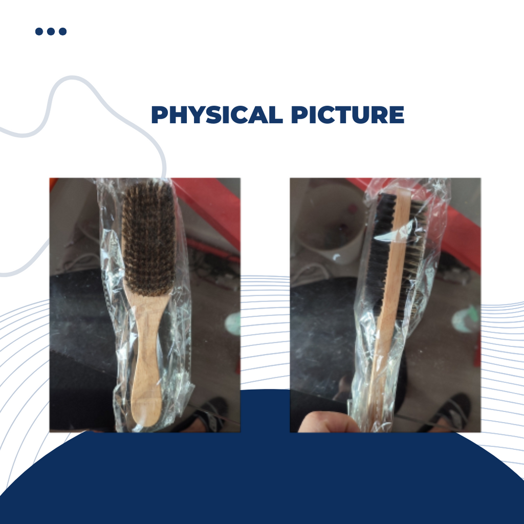 Shasoul Solid Wood Beard Brush