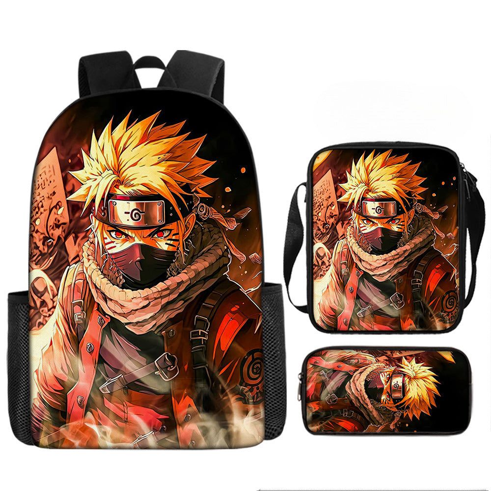 Naruto Anime Backpack Set