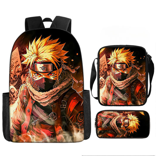 Naruto Anime Backpack Set