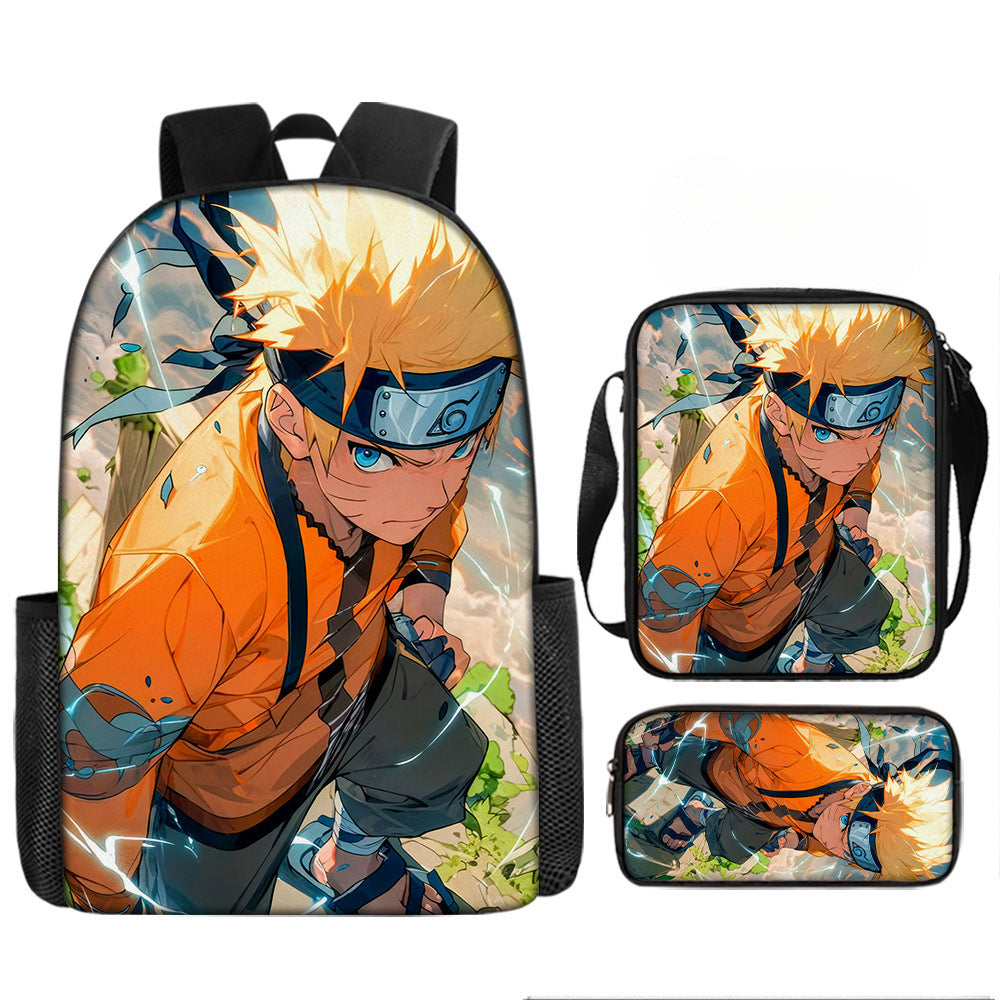 Naruto Anime Backpack Set
