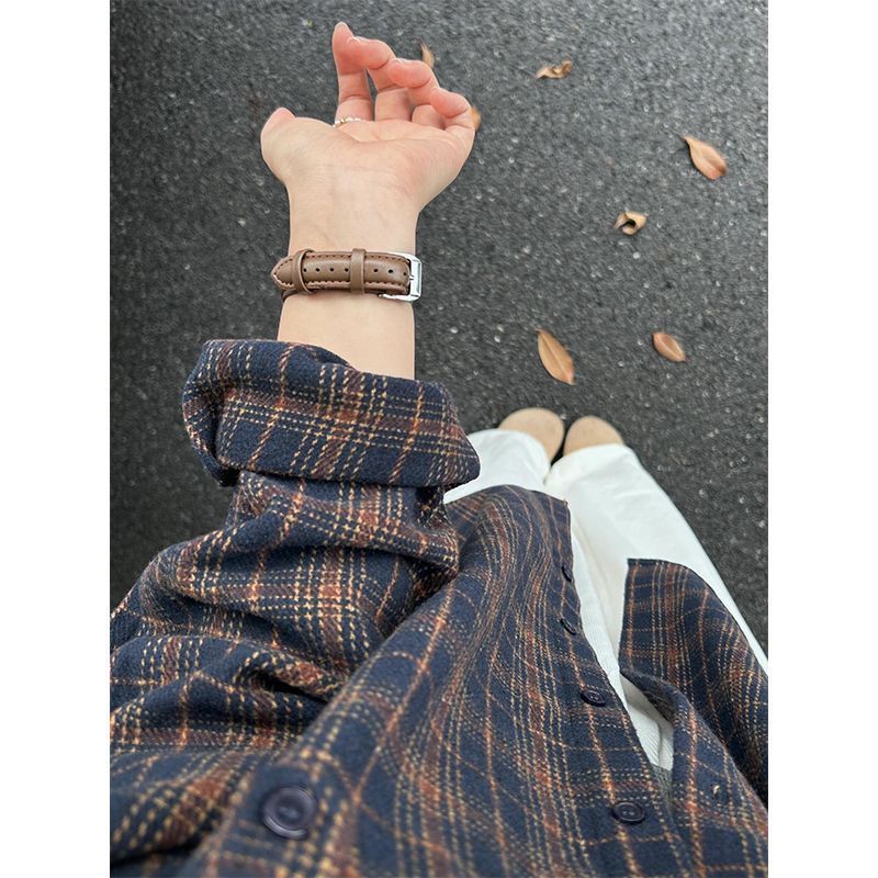Plaid Flannel Shirt Jacket